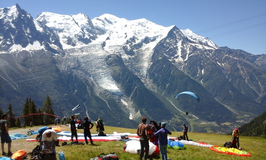 Le Mont-Blanc...